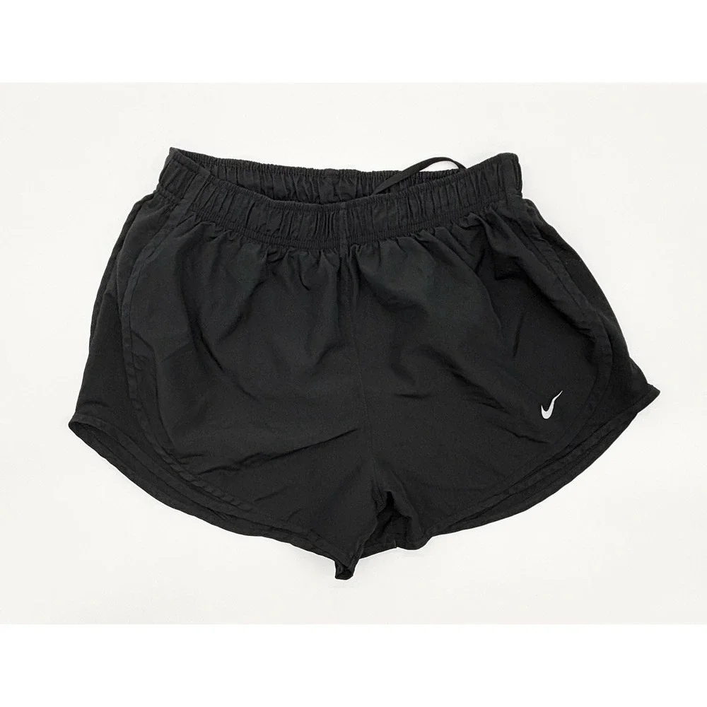 Nike Girls Dri-FIT Running Shorts Black Size Medium M